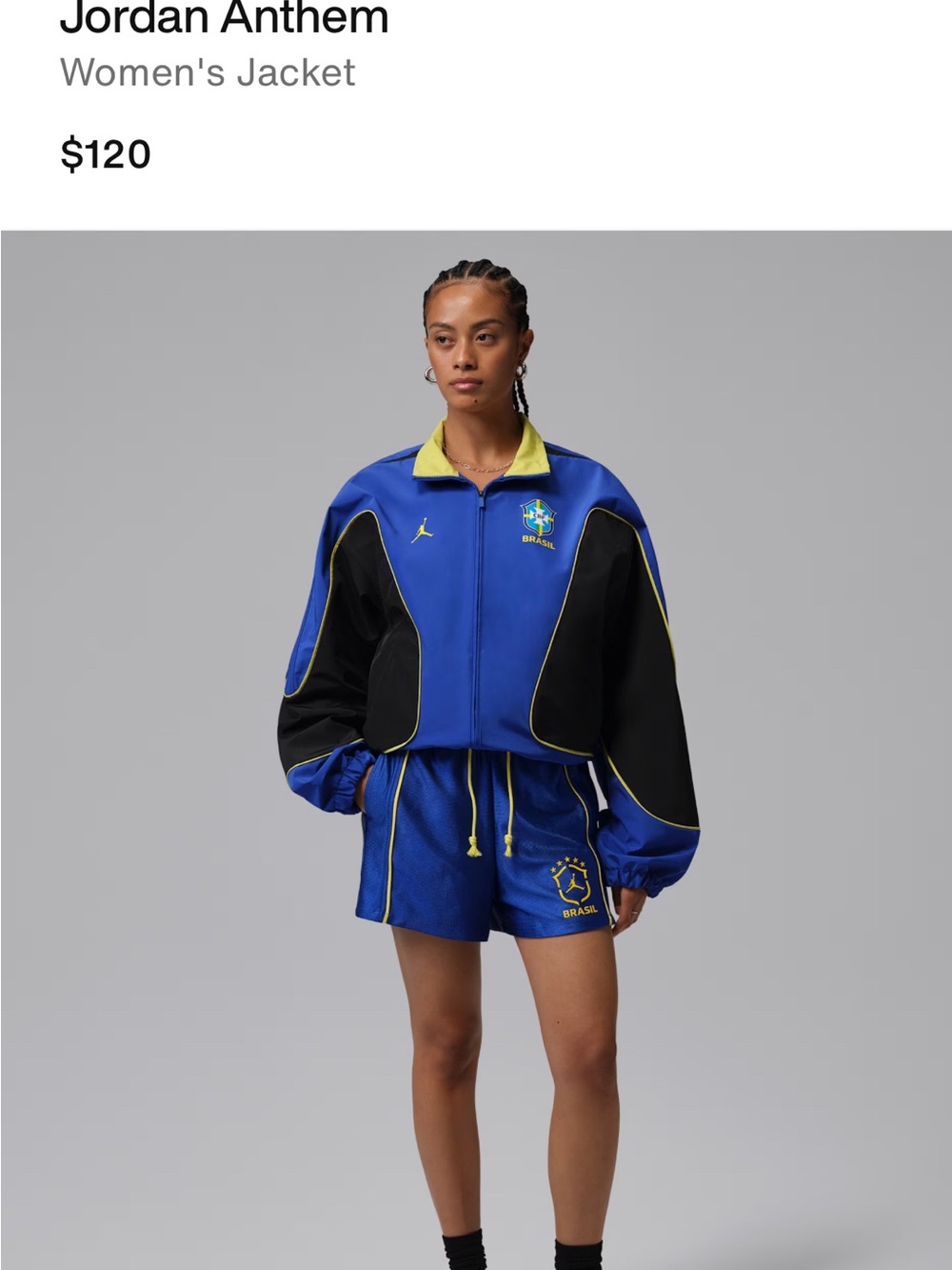 Women's Brazil Jordan DRY-Fit Track Jacket